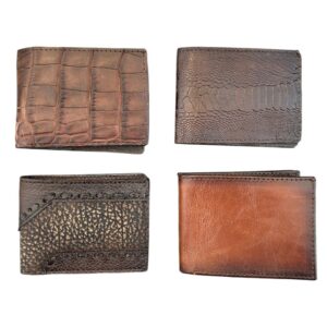 Billeteras Alligator, Bizonte, Avestruz, Bufalo